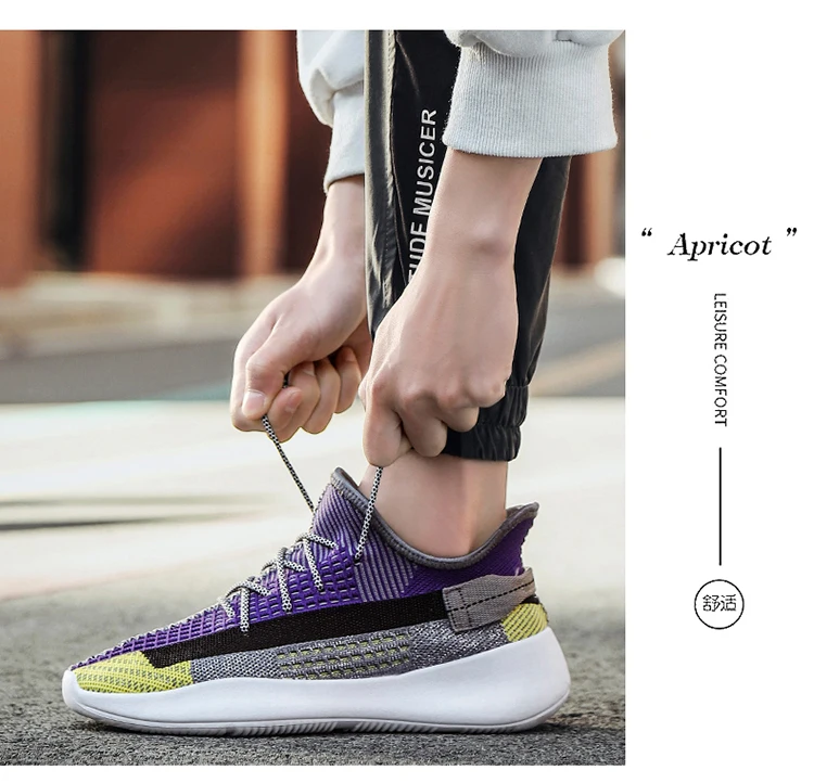 Обувь Для мужчин высокое качество кроссовки Для мужчин Flyknit дышащая Спортивная повседневная обувь светильник Вес большой Размеры Tenis Masculino