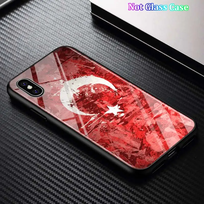 Черный чехол для iPhone 11 11Pro Max флаг Турции арт для iPhone X XR XS Max 8 7 6 6S Plus 5S глянцевый чехол для телефона