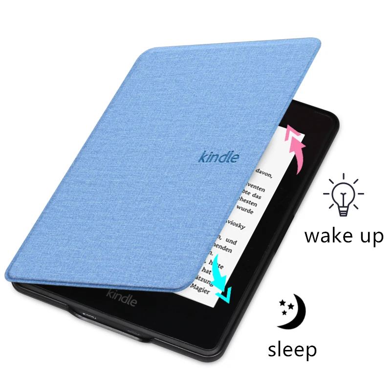 Capa Macia de Tecido para Kindle 10th Smart Case Escudo Protetor Magnético Apto para Kindle Paperwhite 7th 11th - Imagem 5