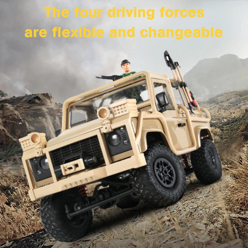 Радиоуправляемый автомобиль, 4WD сплав, гусеничный грузовик, игрушка, радиоуправляемые машины, 2,4 г, высокая скорость, подарок, грузовик, скалолазание, автомобиль, светодиодный, с дистанционным управлением
