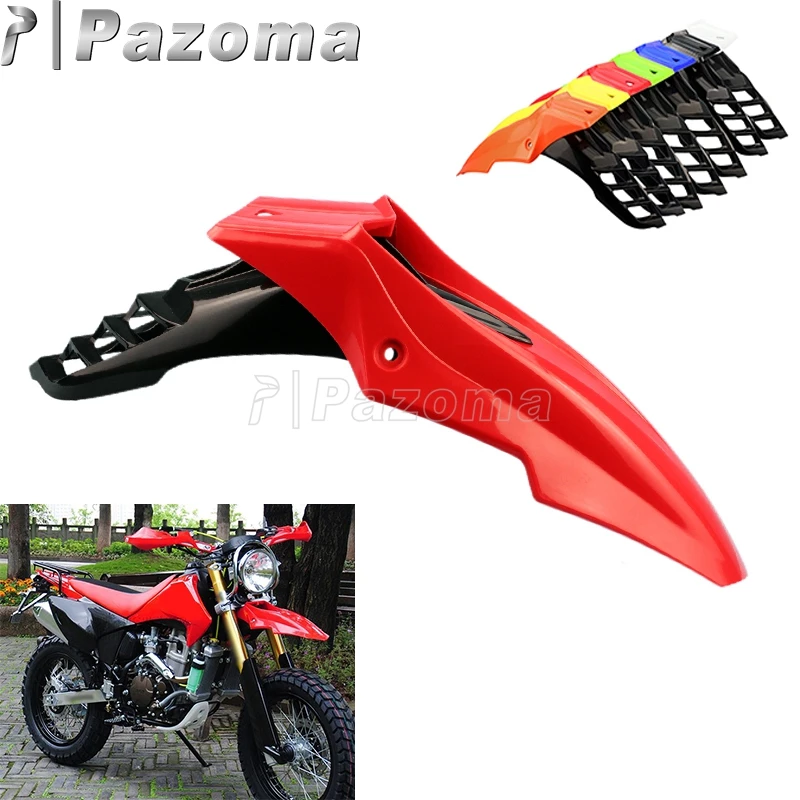 Красный передний брызговик Универсальный мотоциклетный для Honda MX XR CRF 250R 250X 450R 450X