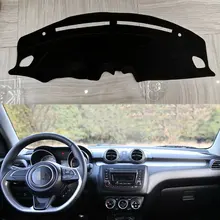 Для Suzuki swift- 4-го поколения, чехлы для стайлинга автомобилей, коврик для приборной панели, солнцезащитный козырек, крышка для приборной панели