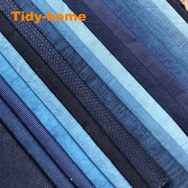 High Quality Cotton Linen Sashiko Fabric Embroidery Fabric Medium Thicken  For DIY Sashiko Project