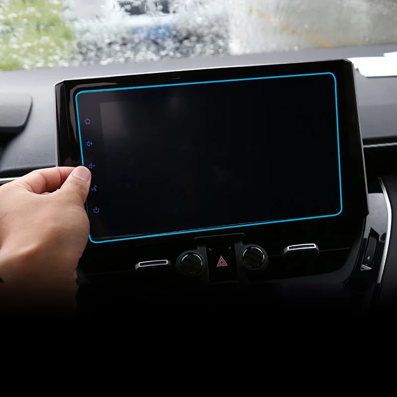 Автомобильная навигация с закаленным стеклом Защитная пленка для автомобиля для Toyota Corolla 12TH
