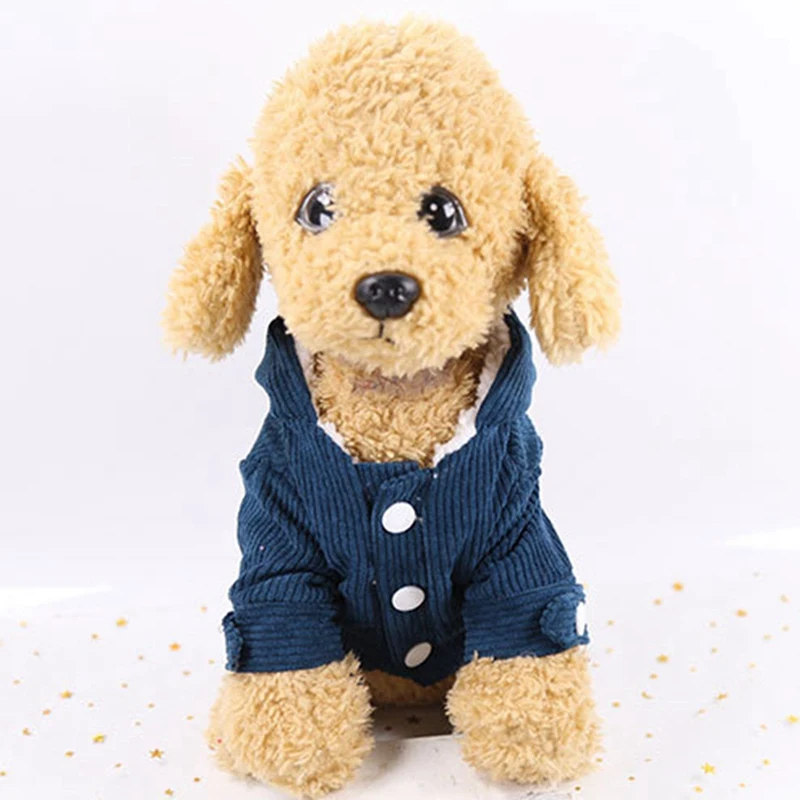 Вельветовая зимняя одежда для животных Одежда для собак с тяговым канатом интерфейс маленькие собаки Большая куртка для собаки Толстовка для чихуахуа товары для домашних животных