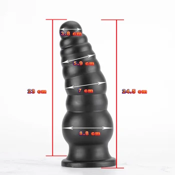 10inch Super Large Anal Beads Sex Toy for Men Women Lesbian Huge Big Dildo Butt Plug Male Prostate Massage Female Anus Expansion 2