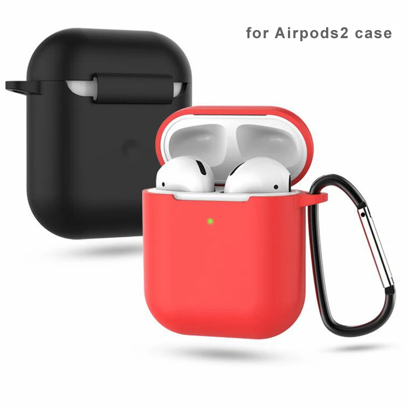 Мягкий силиконовый чехол для Airpods 2 противоударный Apple AirPods кожухи