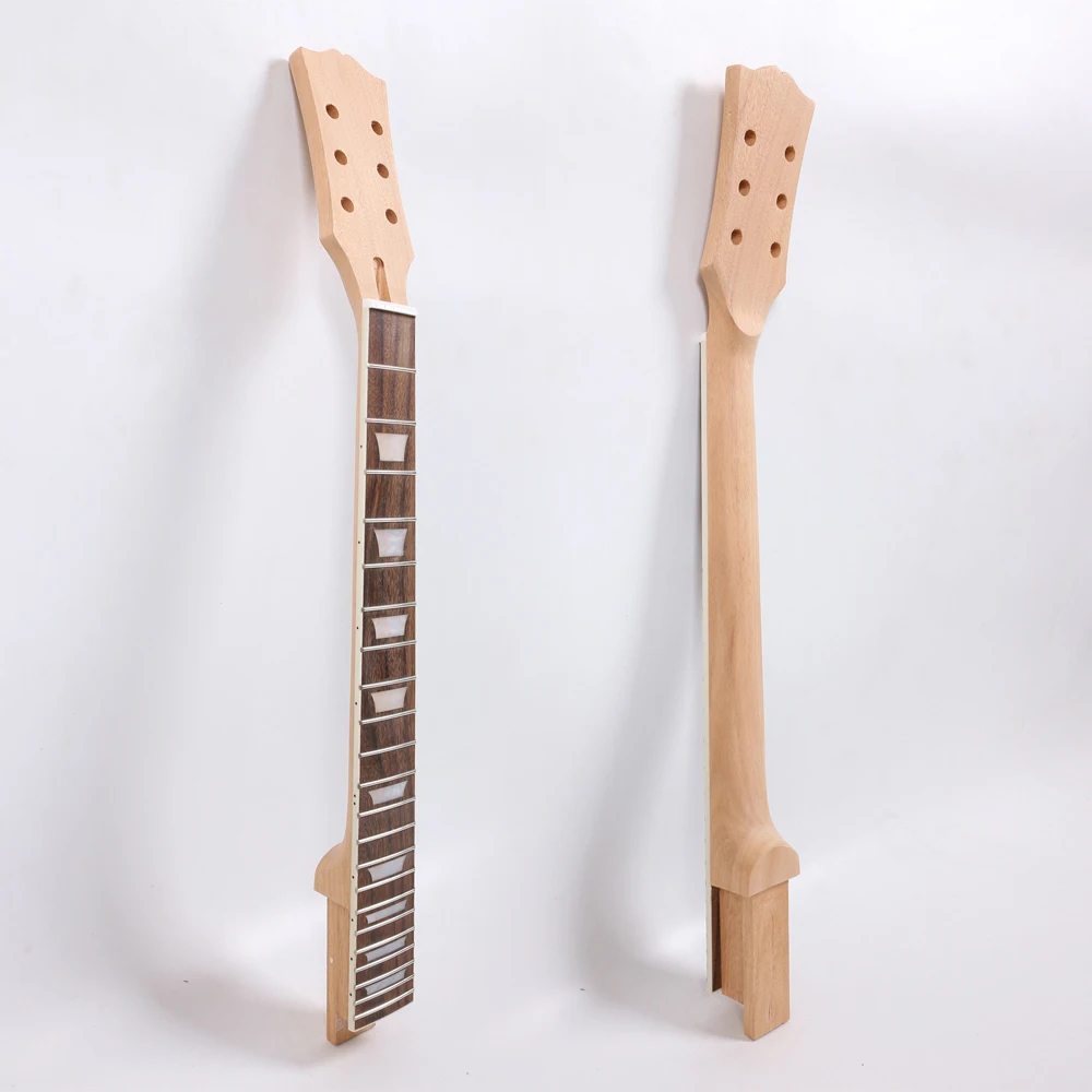 

Fit Diy Electric Guitar Neck Replacement mahogany+Rosewood fretboard 22 fret 24.75''inch Unfinished