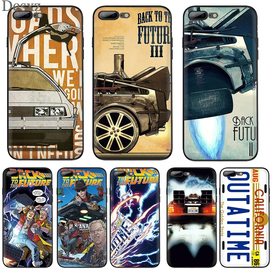 

Mobile Phone Case TPU for iPhone 11 Pro X XS Max XR iPhone 6 6s 7 8 Plus 5 5S SE Cover Back To The Future Shell