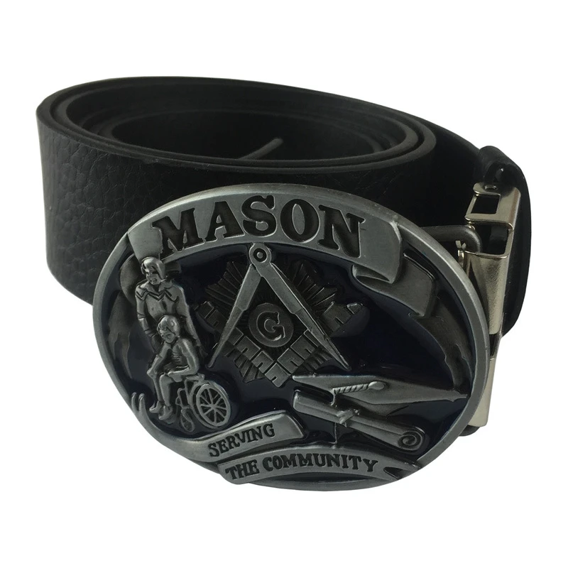 Мужской классический бренд MASON металлическая пряжка для ремня овальные