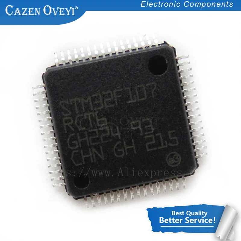 1 шт./лот STM32F107RCT6 STM32F107RBT6 STM32F107 QFP-64 | Электронные компоненты и принадлежности