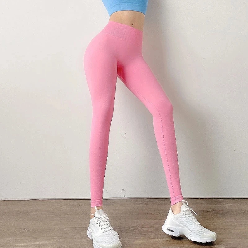 leggings with pockets Sexy Seamless Leggings Women High Waist Butt Lift Push Up Fitness Legging High Elastic Skinny Workout Legging Pants Female Solid lululemon leggings