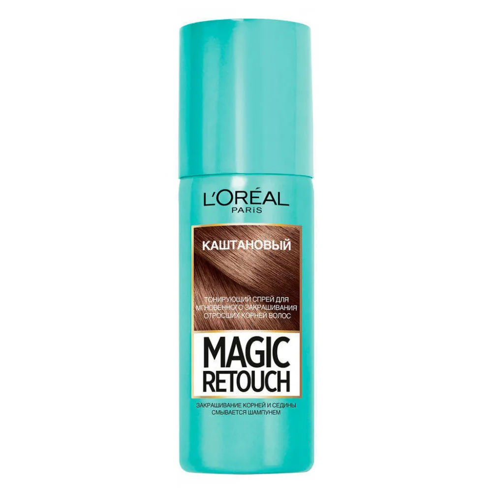 Спрей тонирующий для корней «Magic Retouch» L'Oreal Paris, Каштановый
