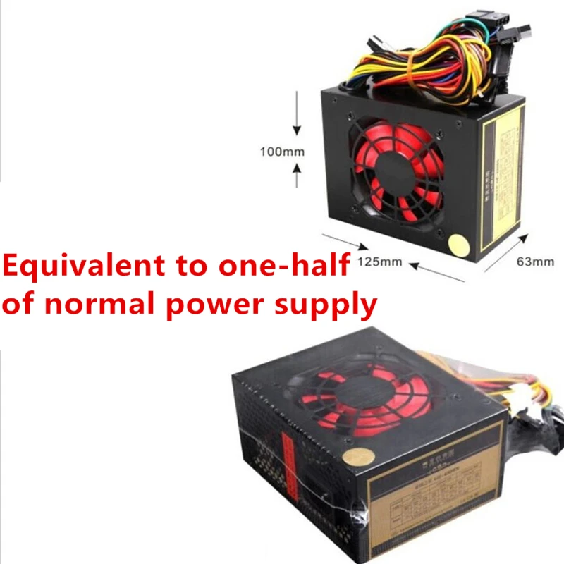 ПК PSU для Gold Empery MICRO ITX DIY супер тихий маленький блок питания 580WS