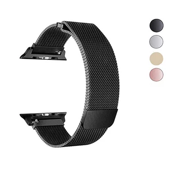 

Milanese Loop Strap For T500 X6 Smart Watch Series 5/4 40mm 44mm Stainless Steel Bracelet for Smart Bands series 3/2/1 38mm 42mm