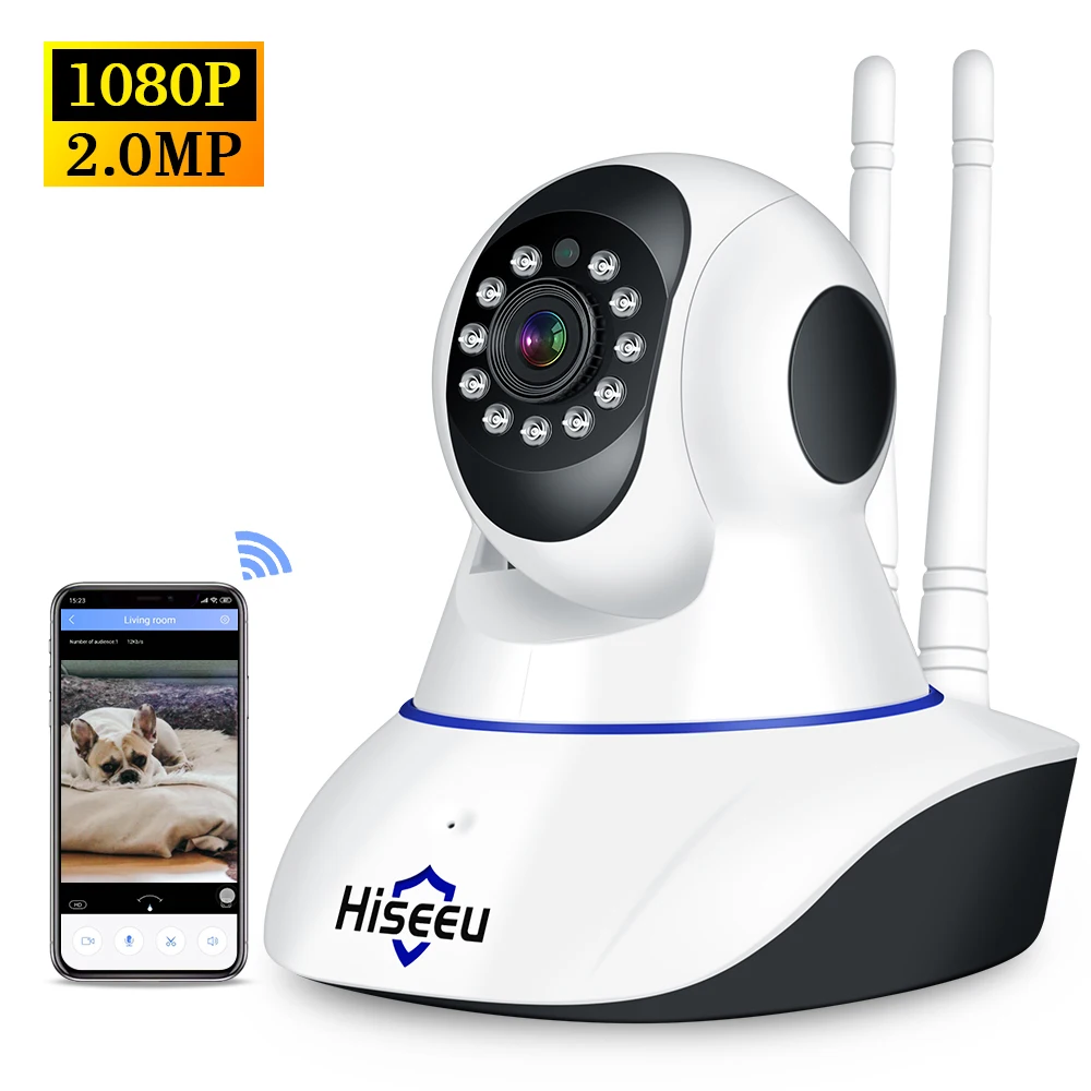 Hissee 1080P Wireless WIFI Pan Tilt HD 