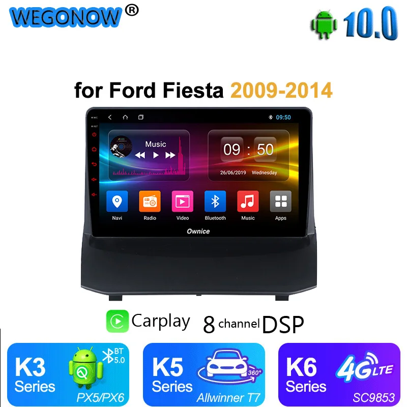 Автомагнитола Ownice на Android 10 автомобильная стерео система carplay с восьмиядерным