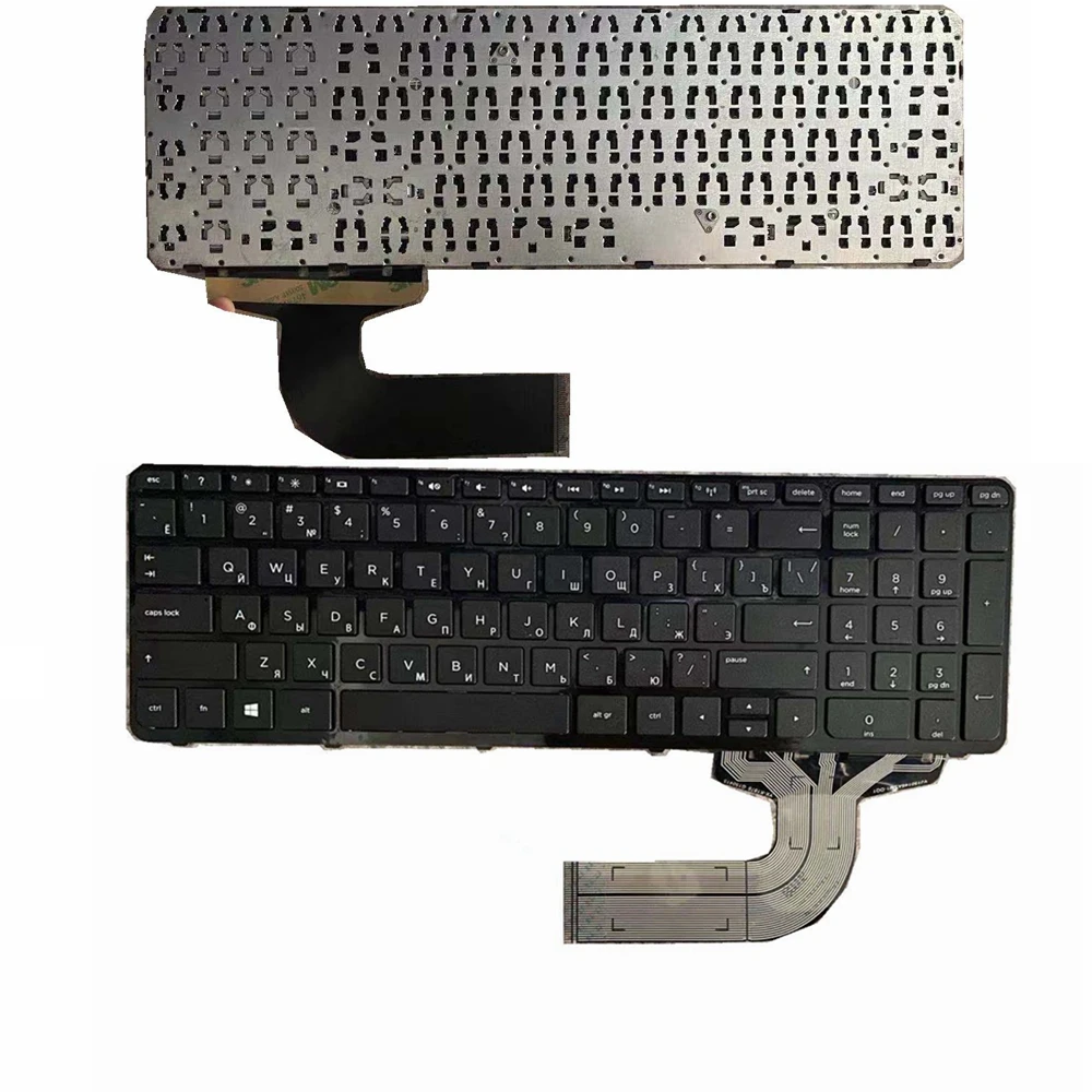

Русская клавиатура для HP Pavilion 15-f000 15-g000 15-h000 15-r000 15-F 15-G 15-H PK1314D2A05 V140502AS1 RU, черная, с рамкой