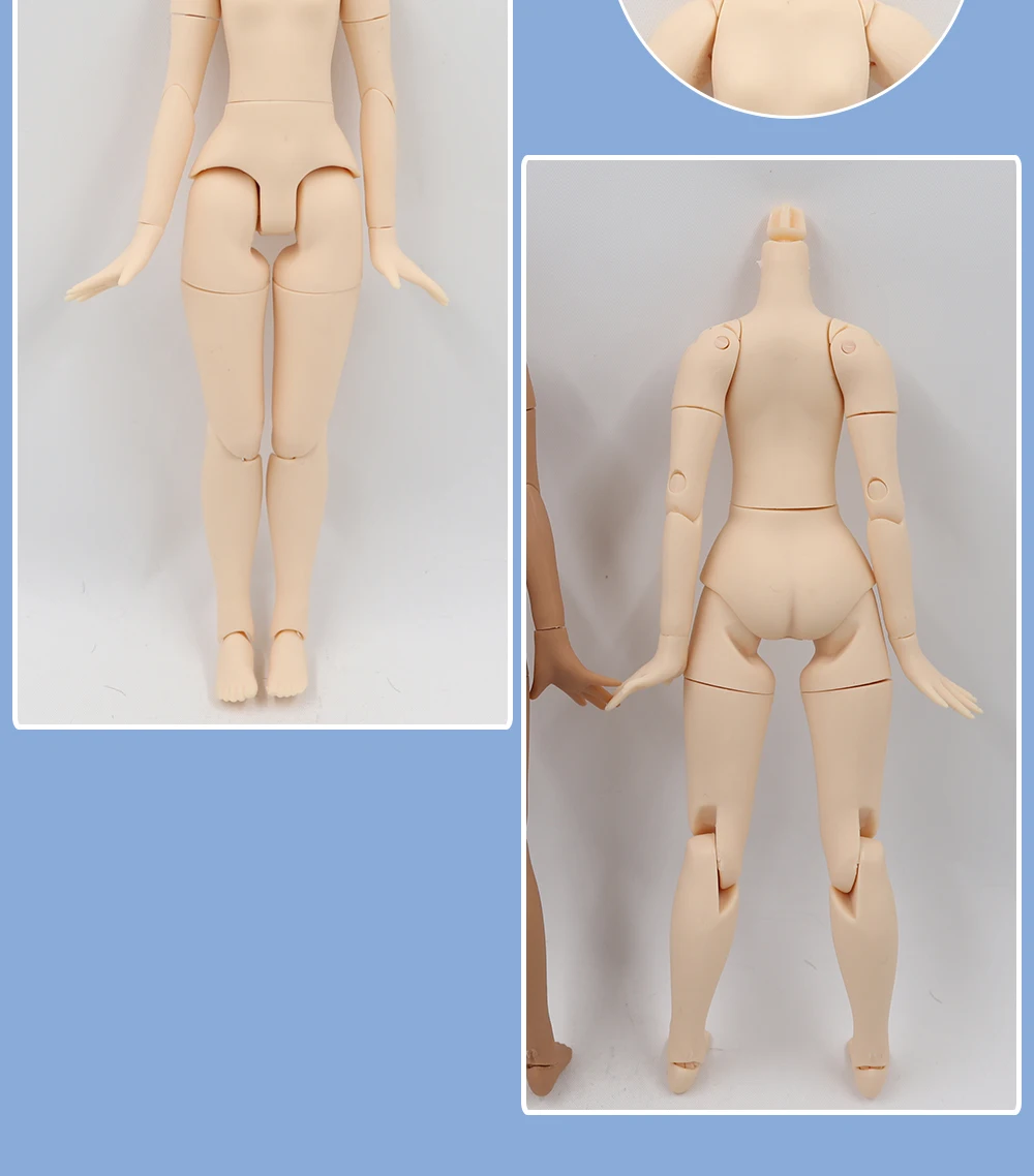 Neo Blythe Ühendatud Azone Doll Body koos kallutatava ja püsiva kaelaga 3