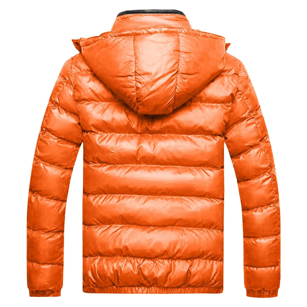 Мужской пуховик 7XL 8XL, приталенная Толстая зимняя парка, мужские пальто на молнии с карманами, ветровка с капюшоном, Мужская одежда, куртка