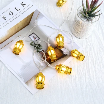 Liviorap Ramadan Decor Lights String Home Festival Party Favor Moslim Islamitische Vakantie Eid Mubarak Decoraties Geschenken Led Licht