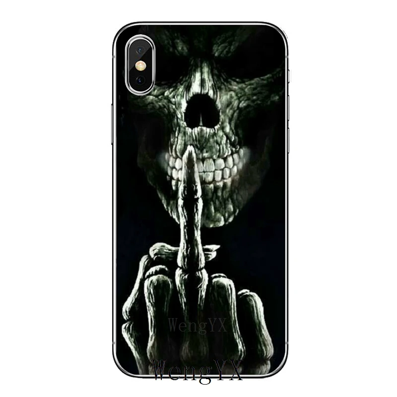 Средний палец со скелетом и костями для huawei mate 20 10 9 P30 P20 P10 P9 pro Lite P Smart plus аксессуары чехол для телефона - Цвет: Skull-Bone-B-07