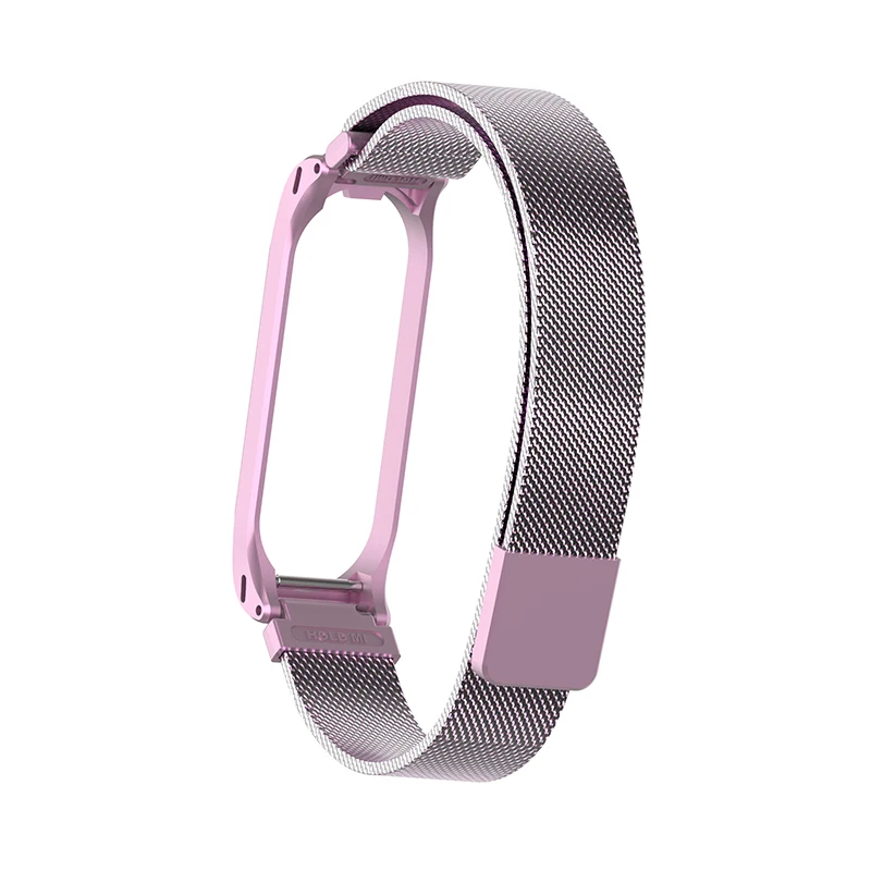 AKGLEADER For Xiaomi Miband 4 Milanese Loop Strap Stainless Steel Wrist Bracelet For Xiaomi Mi Band 4 Newest Miband 4 Straps