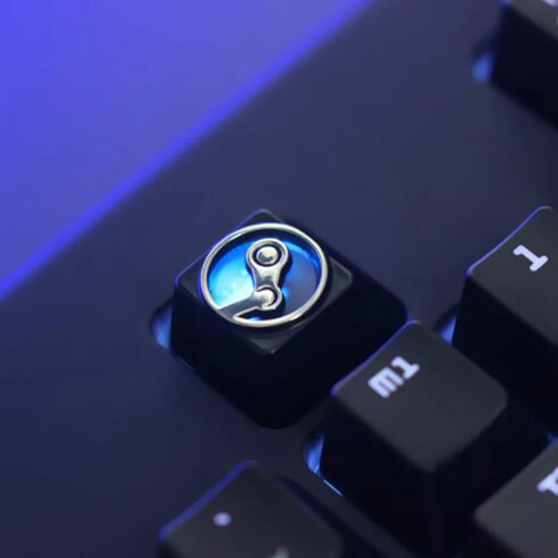  1 pcs STEAM gaming platform Zinc-aluminum mechanical keyboard keycaps for personalization for PC me