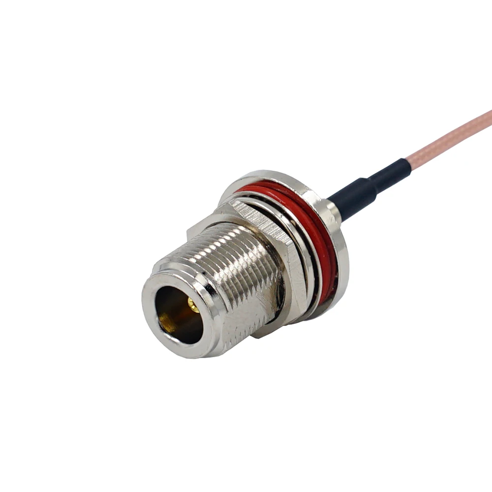 Enhanced RF Coaxial Pigtail Cable with N Female Bulkhead to SMA Male Connector