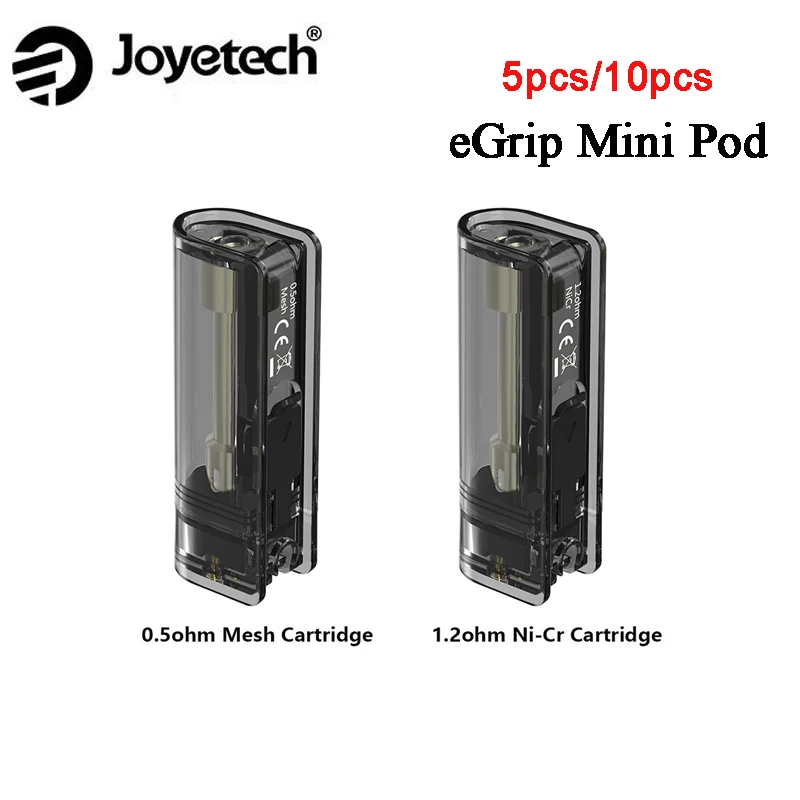 5 шт./лот Оригинал Joyetech егрип мини Pod картридж 1 3 мл с 0.5ohm сетки/1.2ohm Ni-Cr катушка