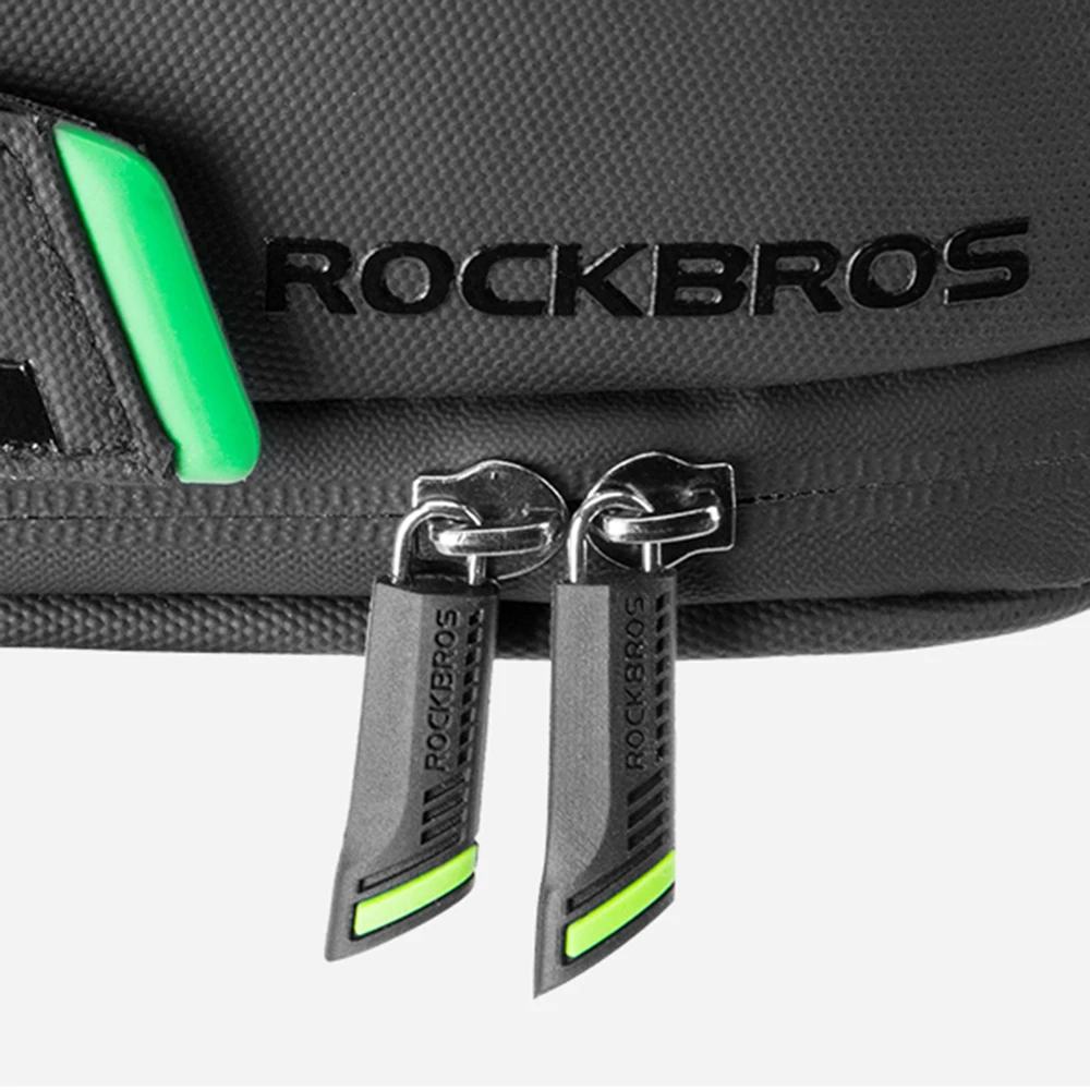ROCKBROS Bicycle Bag Rainproof Shockproof Bike Saddle Bag For Refletive Rear Large Capatity Seatpost MTB Bike Bag Accessories