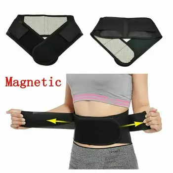 

Men Women's Magnetic Waist Support Neoprene Lower Back Belt Lumbar Brace Waist Posture Pain Relief