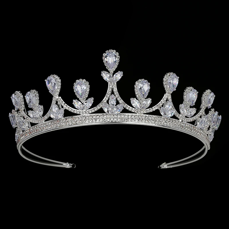 Diademi E Corona Hadiyana Temperamento Nupcial Boda Donne Da Sposa Accessori Per Capelli Della Principessa Corona Zircone Bcy8947 Corona Princesa
