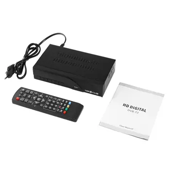 

DVB-T2 H.265 HDMI 1080P HD Digital TV Receiver Set Top Box MPEG4 Video VGA AV Tuner Receiver with Remote Control EU Plug