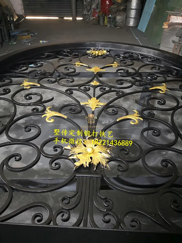 Hench 100% Сталь Железный модель двери hc id137|iron doors|wrought iron doorsfront door |