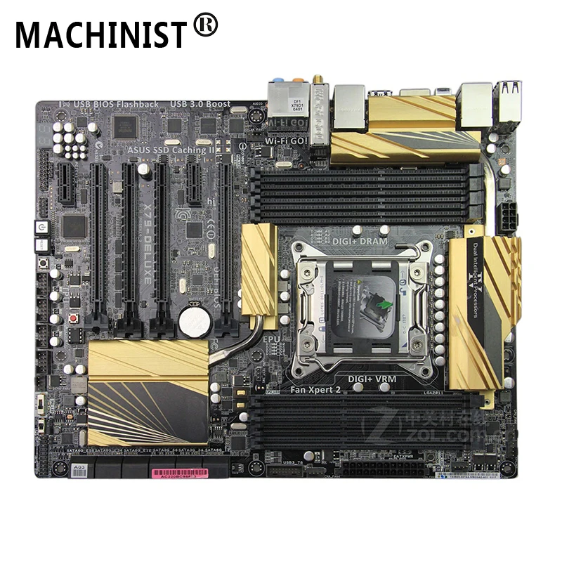

For ASUS X79-DELUXE Desktop motherboard Intel X79 LGA 2011 ATX DDR3 64GB SATA3.0 USB3.0 100% fully Tested Free shipping