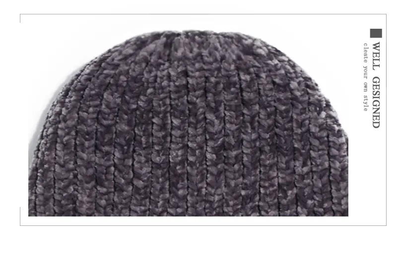 Winter Beanie Hat Slouchy Beanies for Women and Men Autumn Hair Coarse Thick Skullies Knitted Skullies Bonnet Caps Girls Hat