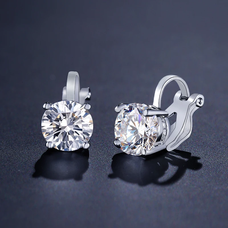 Clip Earrings 7mm UILZ циркониевые свадебные браслеты в римском стиле для невесты и браслеты в стиле хип-хоп, ювелирная огранка 5,0 мм, CZ теннисные браслеты для женщин/мужчин, вечерние браслеты JMBP051 - Окраска металла: Clip Earrings 7mm