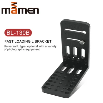 

L Type Quick Release Plate With 1/4'' 3/8'' Screw Holes Aluminum Alloy Photographic Accessories Kits Stabilizer for DSLR Camera