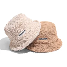 Женская зимняя Панама, одноцветная овечья шерсть, K поп Корейская Милая Панама, рыболовная Складная Большая широкая винтажная плоская шляпа от солнца, широкая шляпа