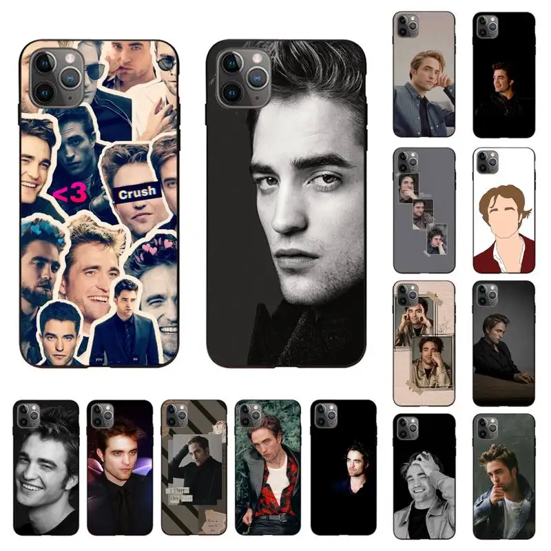 MaiYaCa Robert Pattinson Phone Case for iPhone 11 12 13 mini pro XS MAX 8 7 6 6S Plus X 5S SE 2020 XR cover