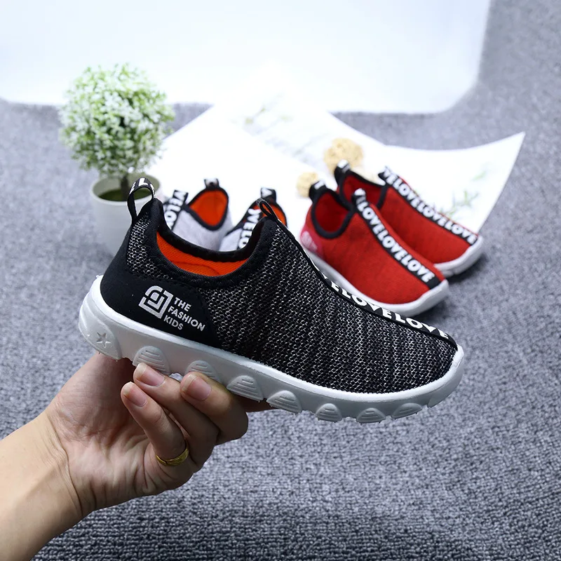 

Kid Shoes Woven Mesh Shoes Baby Casual Students Sneakers Children Boys Toddler Girl Sneakers Tenis Infantil Menino Kids Non-slip