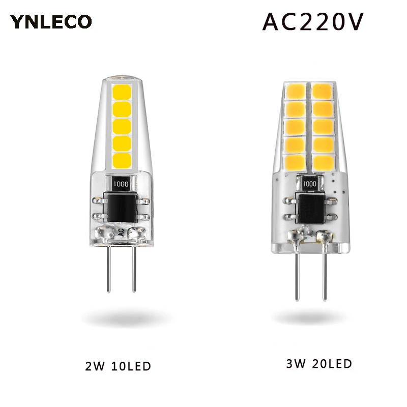LED G4 AC 220V 230V 2W 3W, lámpara LED G4, ampolla 20led 360, 2835SMD Ángulo de haz, reemplaza a lámpara halógena 20W 30W|Bombillas y tubos LED| - AliExpress