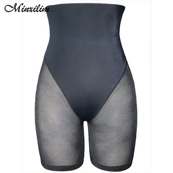 

Minxilim 2020 High Stretch Seamfree Hight Waist Panties for Sexy Ladies Women's Underpants Net Cloth Splicing Mesh Body Shaping