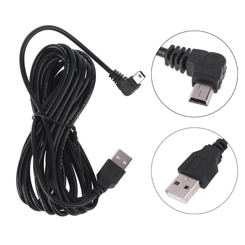 

3.5m Car Camera DVR Power Cable Charger Adapter for Dash Cam Output 5V/2A Mini Micro USB
