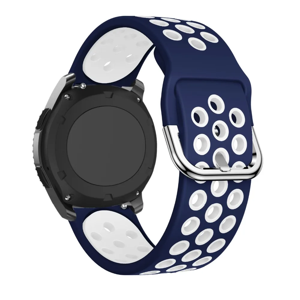 Для Galaxy Watch 46 мм ремешок для часов 22 мм силиконовый спортивный ремешок для samsung gear S3 Frontier классический умный Браслет