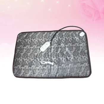 

1pc Heating Pad Practical Flower Printed Waterproof Electric Pet Supplies Blanket Warmer Heating Pad Heater Mat for Dog Cat