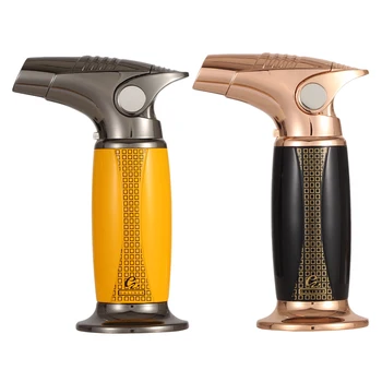 

GALINER Table Pocket Lighter Windproof Jet Torch Lighter Butane Gas Refilling Cigar Lighter Metal Smoking Fire Starter