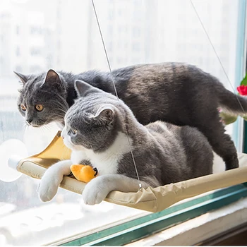 

Cat Window Hammock with Suckers Soft Pet Mat Sunny Bed Seat Hanging Bed Cover Cushion Cat House