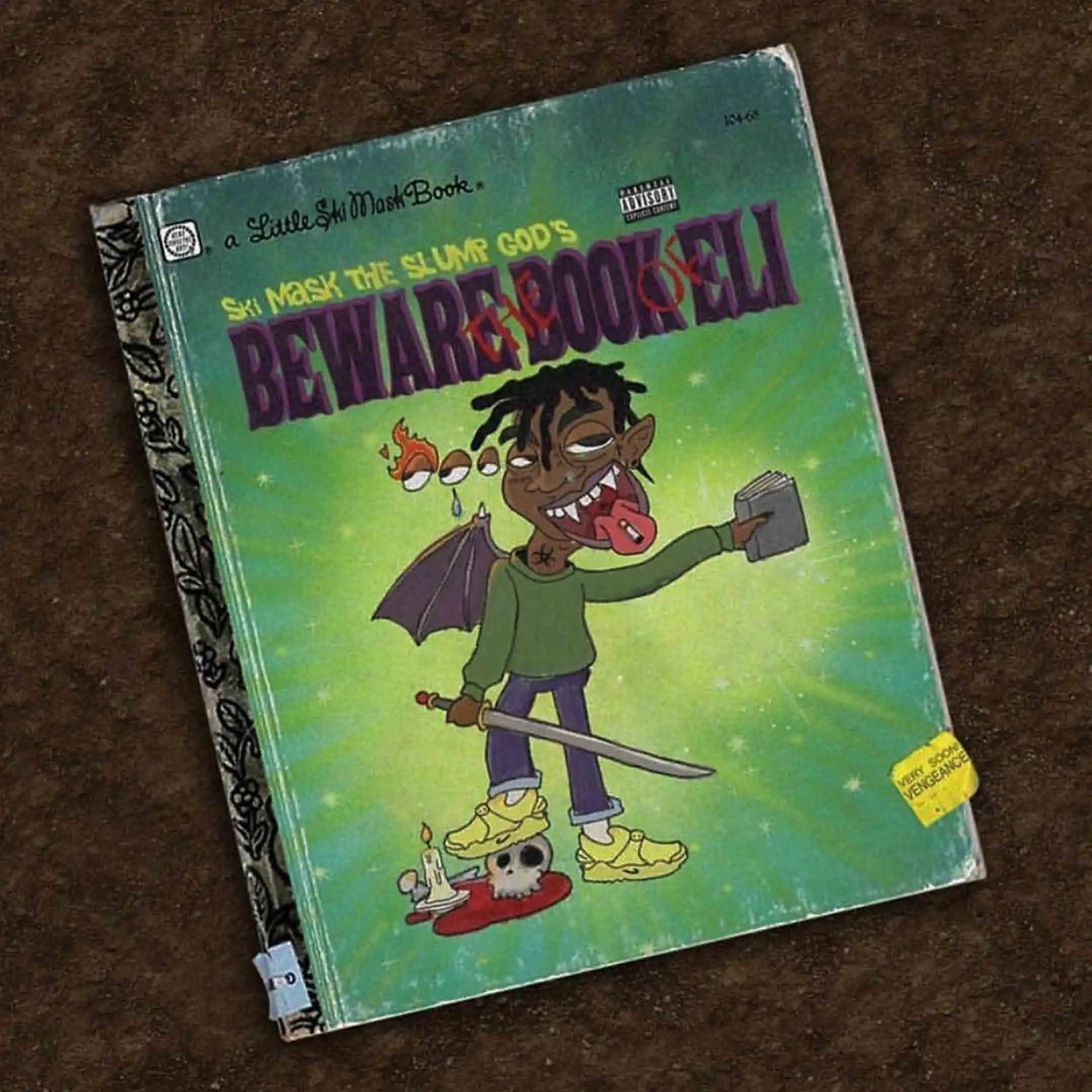 M294 Лыжная маска the Slump God Остерегайтесь книги Эли Обложка плакат печать настенное